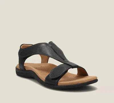 Damen Sandalen aus Veganem Leder mit verstellbaren Riemen
