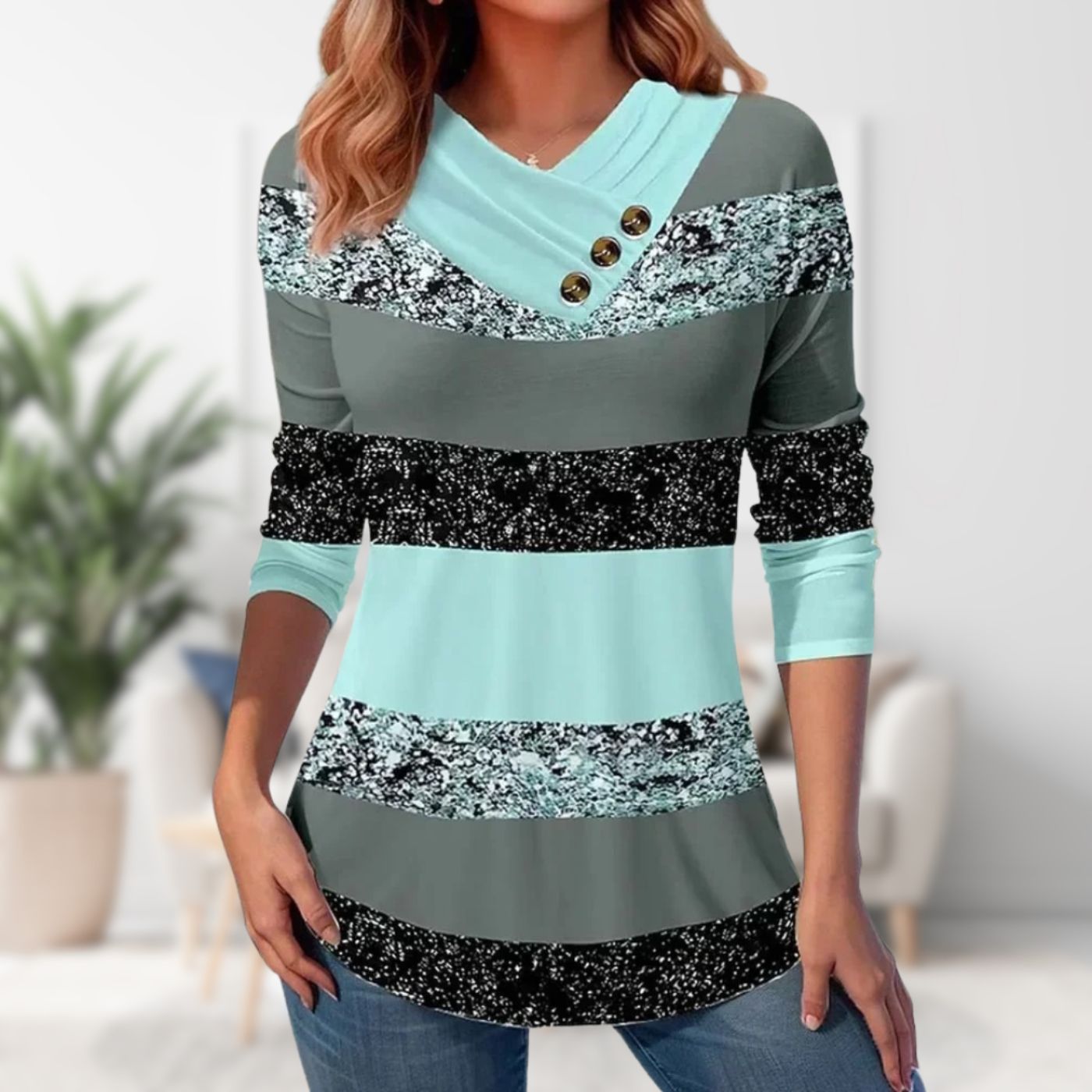 Damen V-Ausschnitt Pullover aus Feinstrick - Elegant & Weich