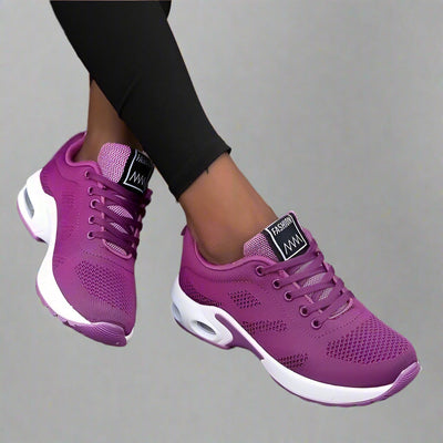 Damen Sportliche Schuhe mit atmungsaktivem Strick-Obermaterial