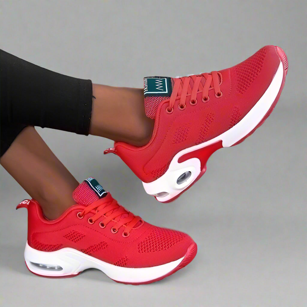 Damen Sportliche Schuhe mit atmungsaktivem Strick-Obermaterial