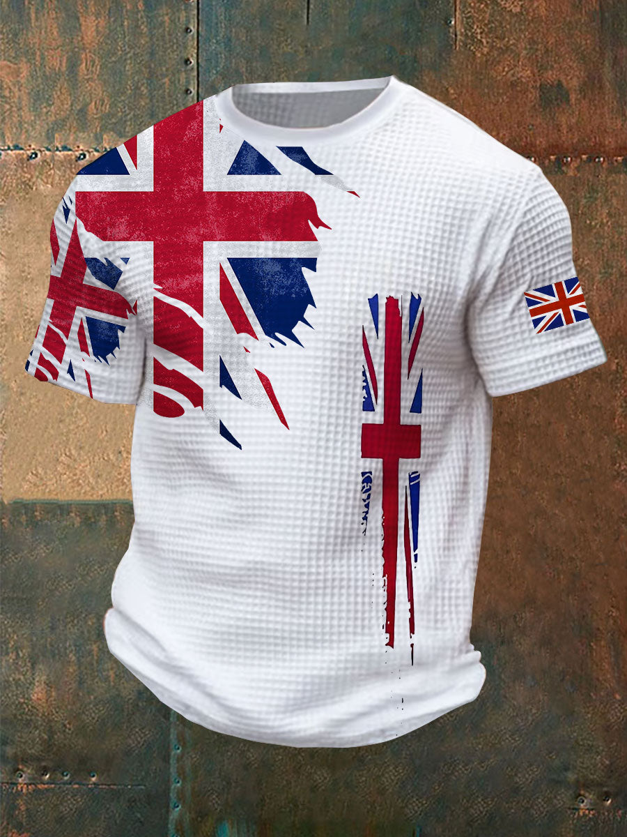Herren Polo-Shirt mit Union Jack Print – Modernes Freizeitshirt mit britischem Stil
